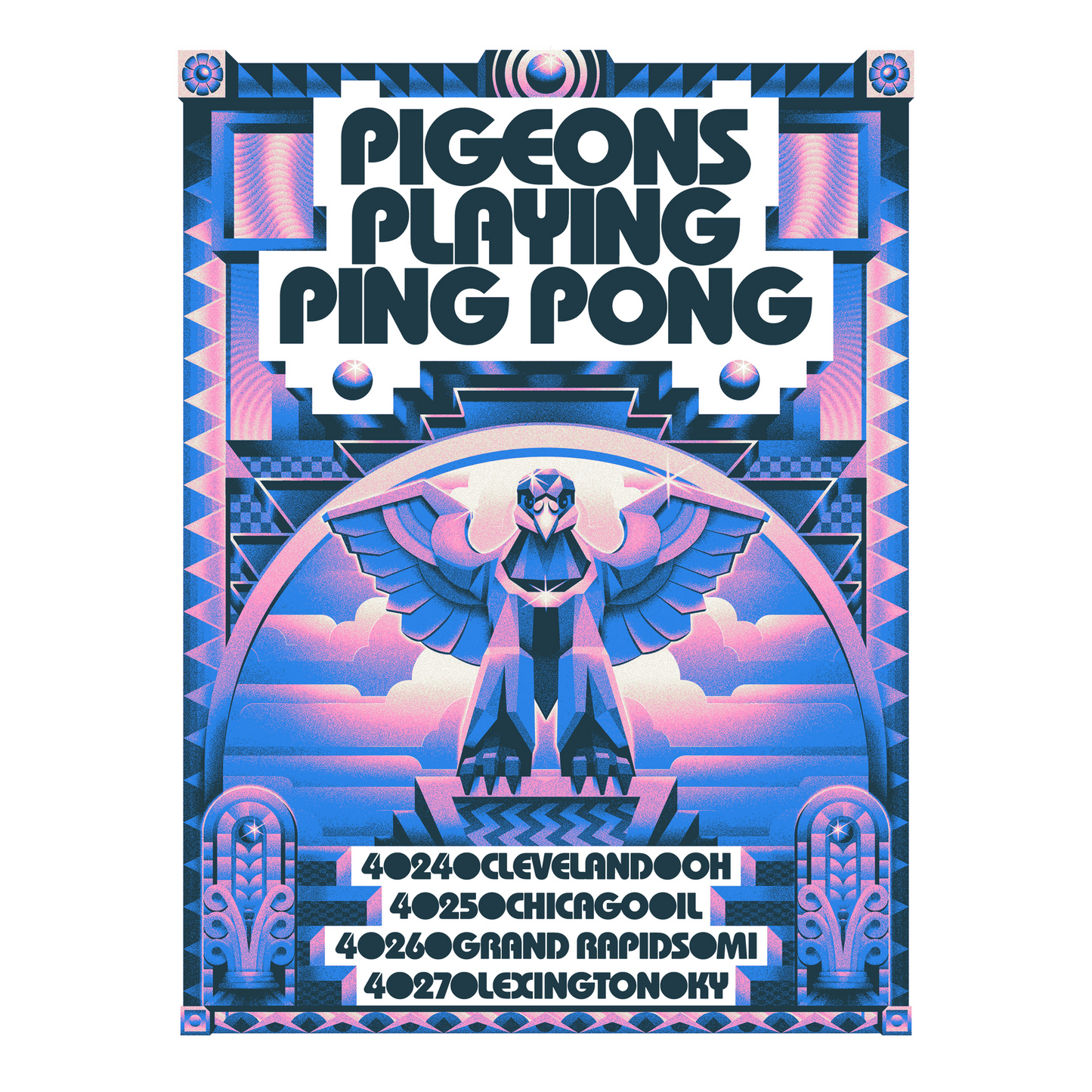 Cleveland-Lexington - 4/24-4/27 Poster by Dylan Fant