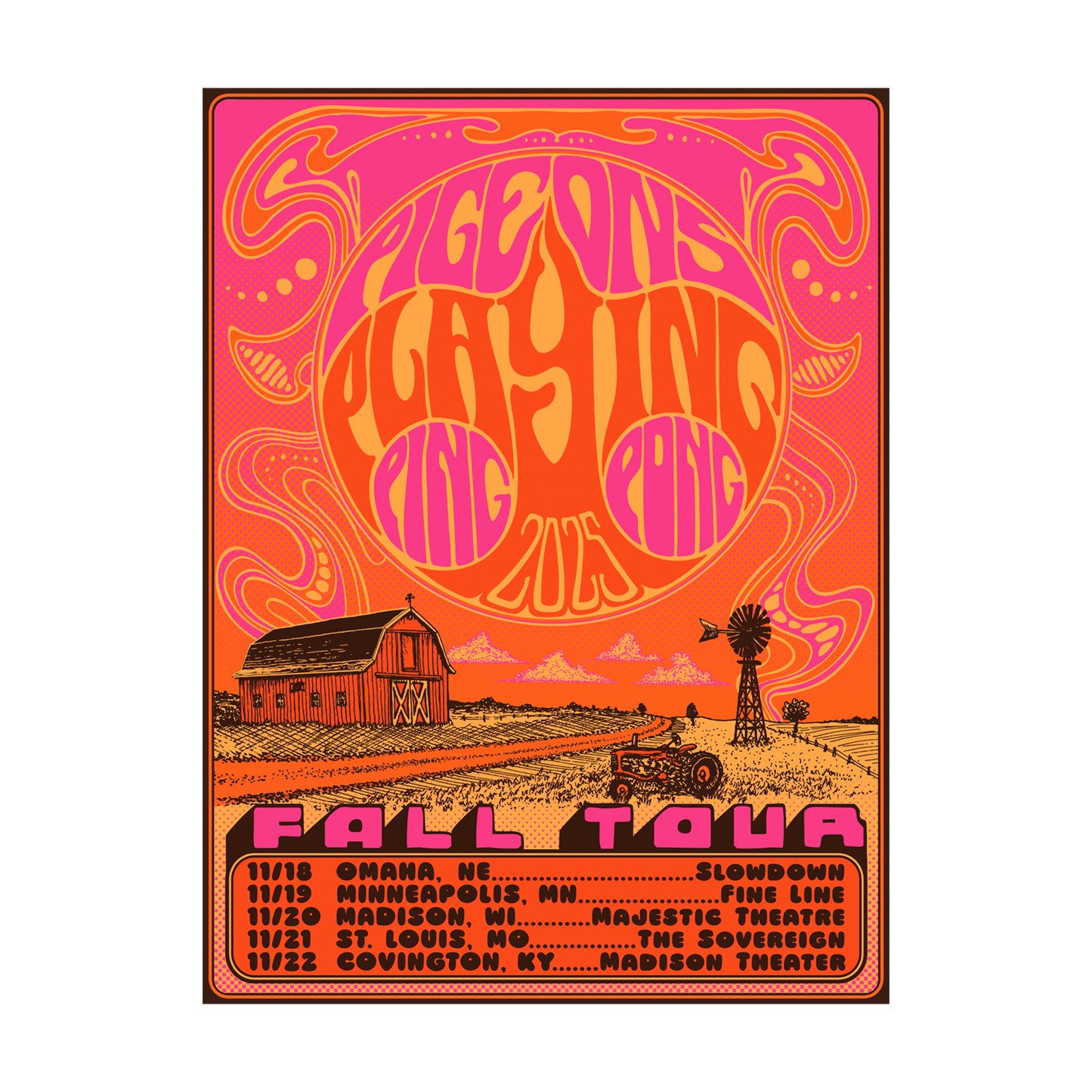 Omaha-Covington - 11/18-11/22 Poster by Fez Moreno