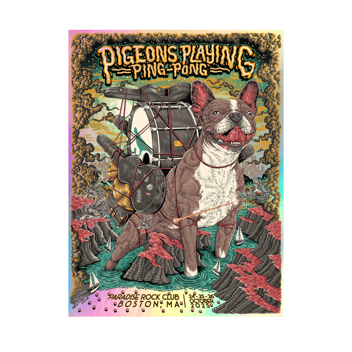 Boston, MA - 10/24-10/26 Poster by Dafid Rizal