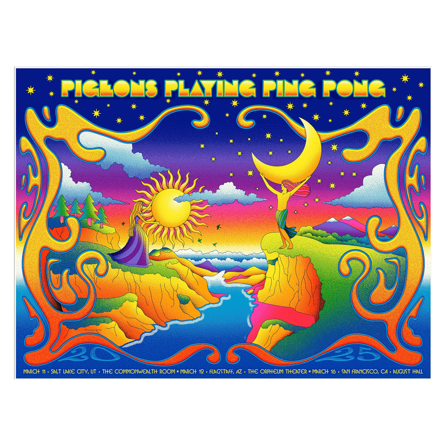 SLC-Flagstaff-SF - 3/11-3/16 Poster by Nate Gonzales