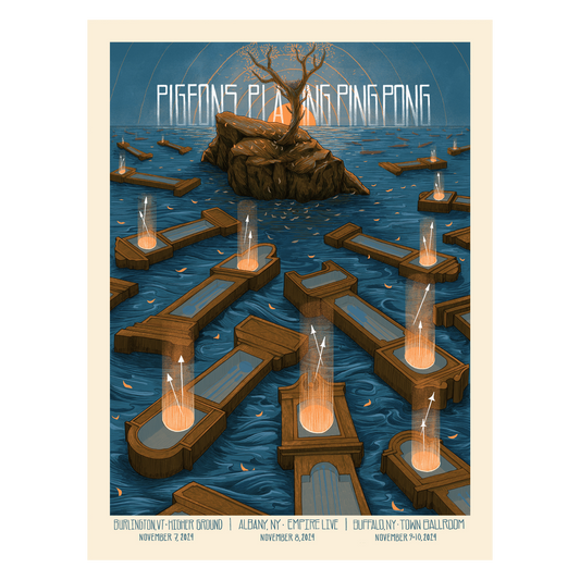 Burlington-Buffalo - 11/7-11/10 Poster by Jake Rathkamp
