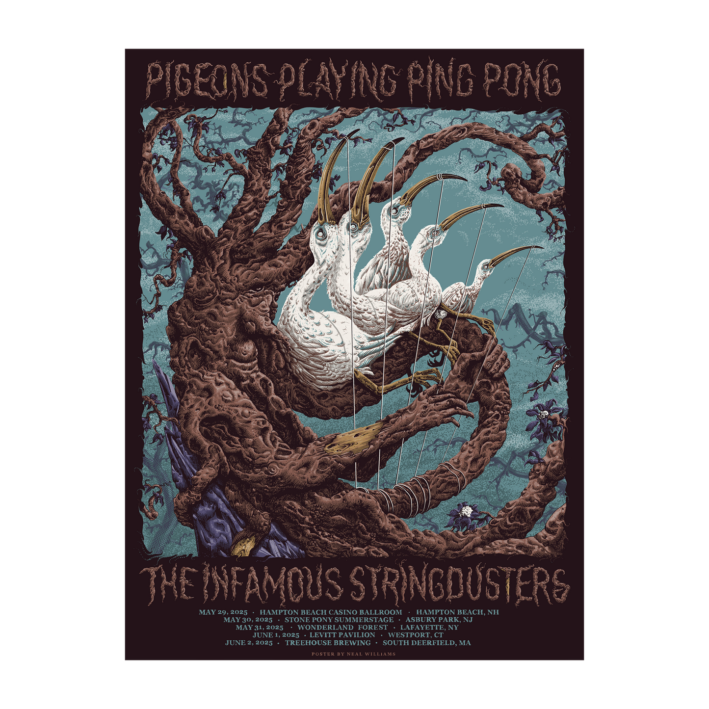 Hampton Beach-Deerfield - 5/29-6/2 Poster by Neal Williams
