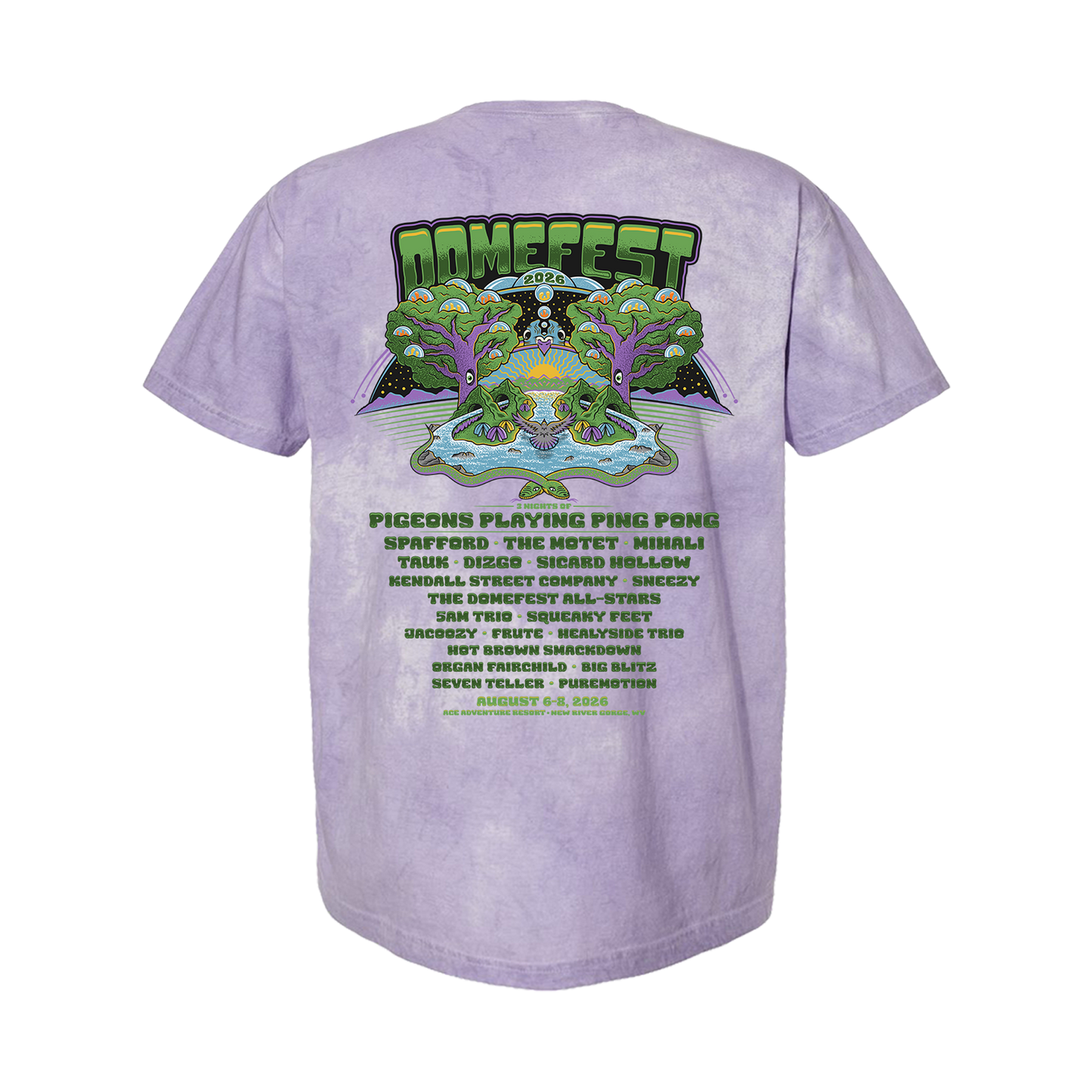 Domefest 2026 Lineup Tee