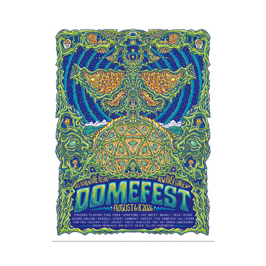 Domefest 2026 Poster by Owen Murphy