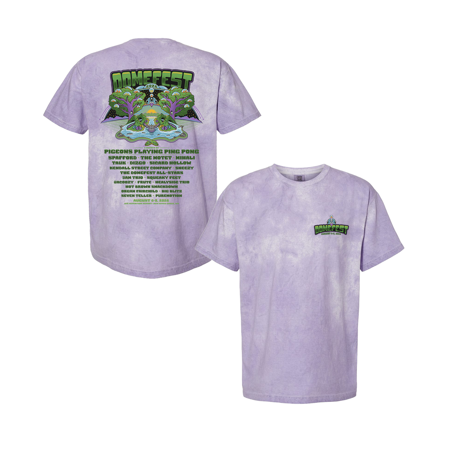 Domefest 2026 Lineup Tee