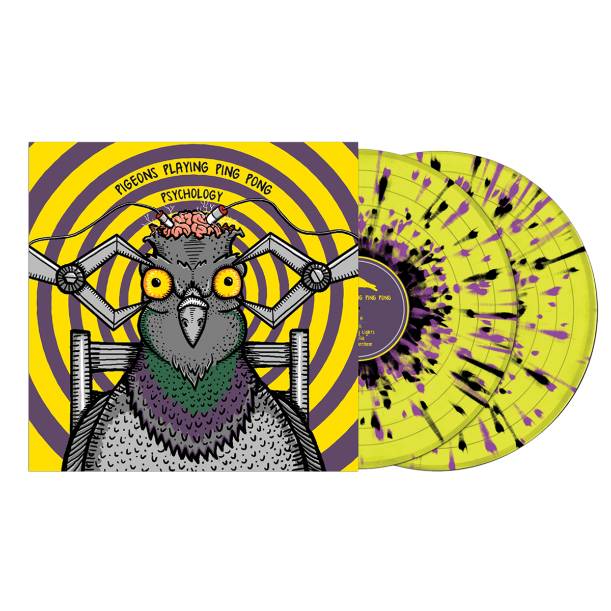 Psychology Vinyl - Splatter – Pigeons Playing Ping Pong