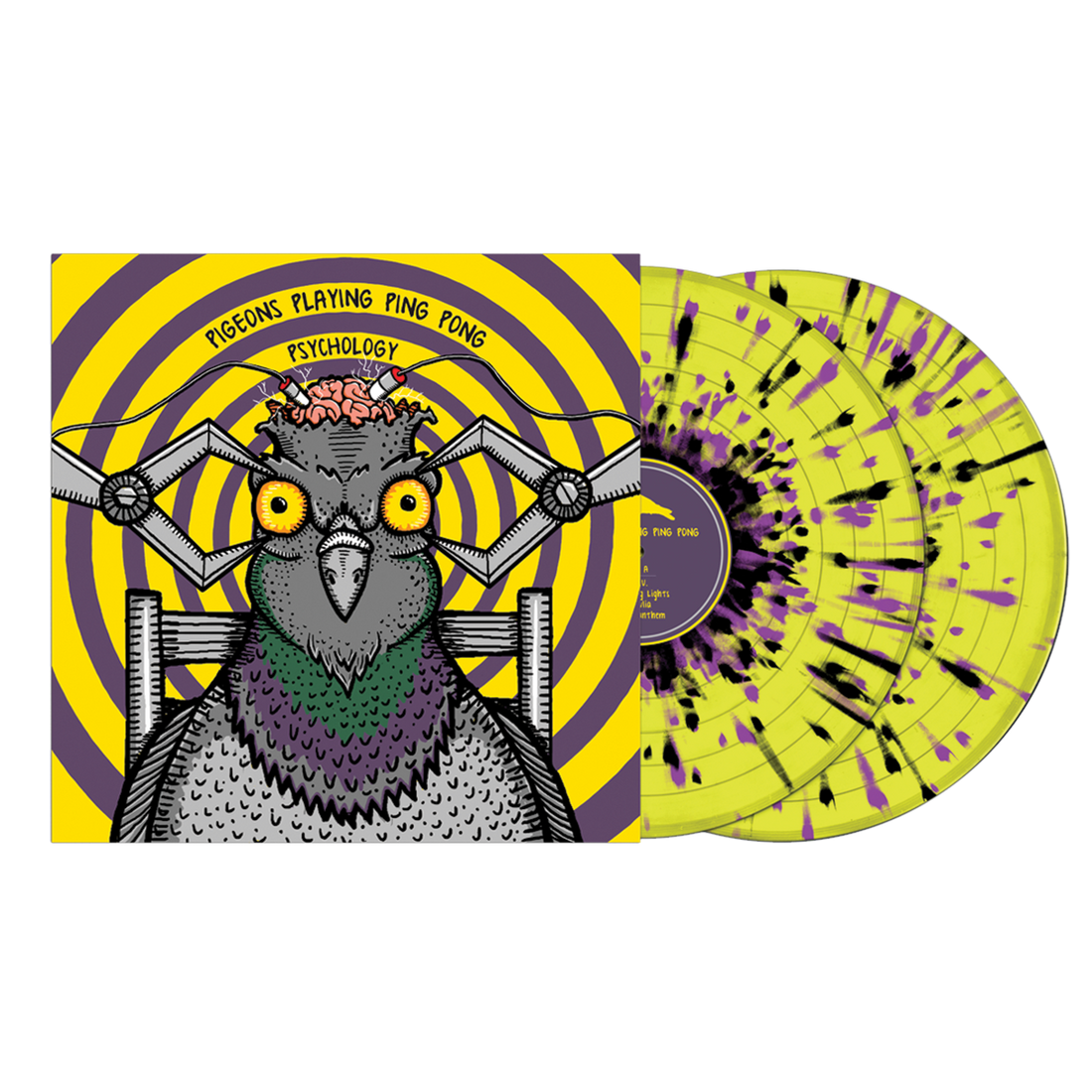 Psychology Vinyl - Splatter – Pigeons Playing Ping Pong